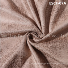 Print and Golden-Plating   Suede Fabric Escf-07A